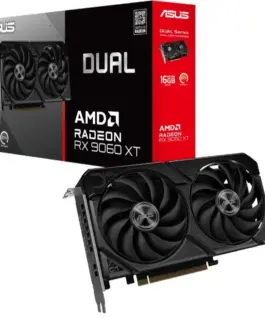 Asus видео карта Dual Radeon RX 9060 XT 16GB GDDR6 DUAL-RX9060XT-16G