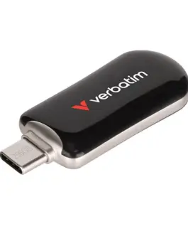 Verbatim Pendrive Plectra 128GB USB-C 100MB/s 30225 черен