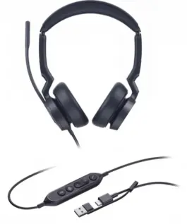 Alternative view of Yealink UH46 Dual Teams USB-C/A 130818