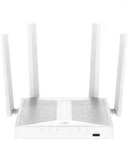 Cudy Router WR1300S Mesh Gigabit WiFi AC1200 with USB 5 × 10/100/1000Mbps RJ45 Ports 4 x 5dB