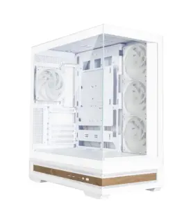 Alternative view of Zalman Case 40 NAMU ATX Midi Tower бял ARGB