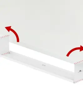 Alternative view of Maclean Maclean compact under-d esk organizer MC-107 W