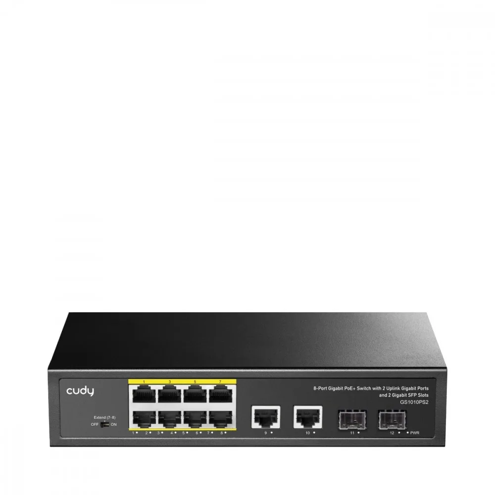 Cudy CUDY GS1010P 8xGb PoE+ 2x uplink 2xGB SFP 120W