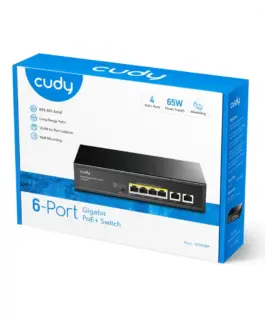 Cudy CUDY GS1006P 6-Port Gigabit PoE+ Switch 65W