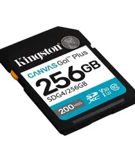 Alternative view of Kingston памет card SD 256GB Canvas Go Plus 200/160 MB/s C10 U3 V30