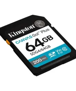 Alternative view of Kingston памет card SD 64GB Canvas Go Plus 200/100 MB/s C10 U3 V30