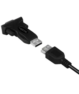 Alternative view of LogiLink USB 2.0 адаптер, USB A/M to DB9/M (RS232) Win 11
