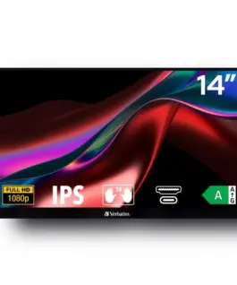 Verbatim Portable Touchscreen монитор Full HD 1080p