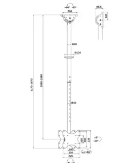 Alternative view of Neomounts TV/LCD Mount CL35-340BL22 23-42-inch (45 kg)