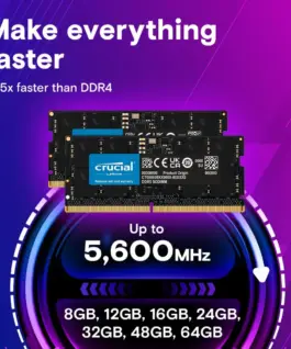 Crucial памет за лаптоп DDR5 SODIMM 64GB
