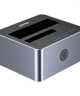 Unitek Dual Bay Staion Clone SATA6G 2.5/3.5; USB-C