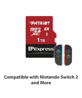 Alternative view of Patriot microSDXC card 1TB Express 800/600MB/s Nintendo Switch 2
