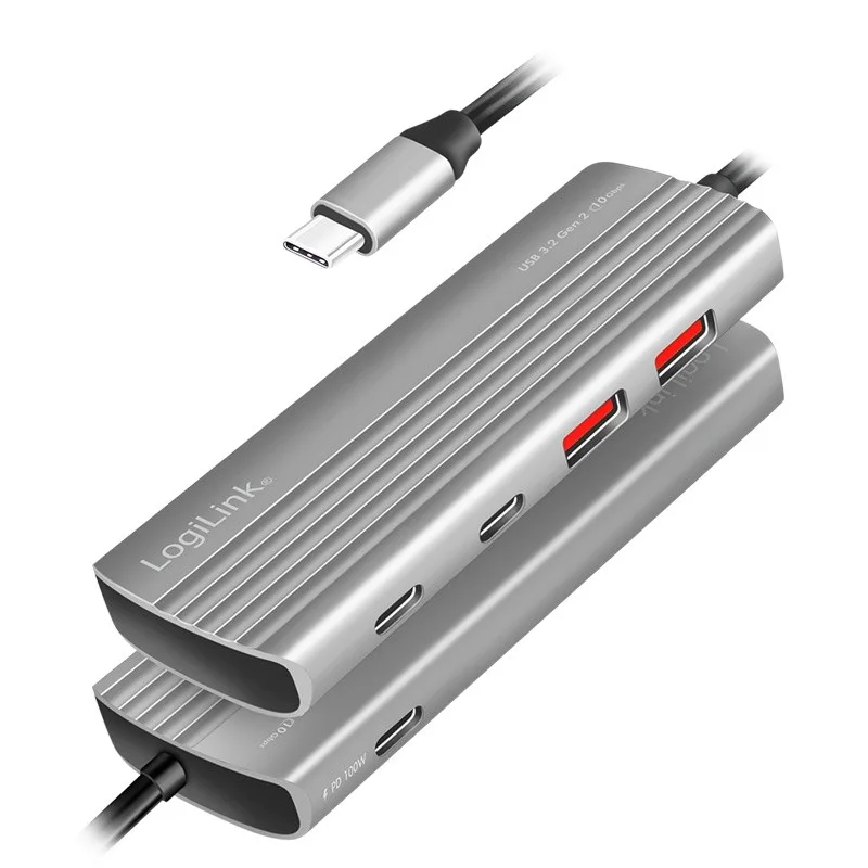 LogiLink Ultra lim USB3.2 Gen2 hub,2xUSB-A,2xUSB-C,100 - Image 3
