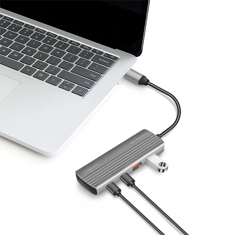 LogiLink Ultra lim USB3.2 Gen2 hub,2xUSB-A,2xUSB-C,100 - Image 5