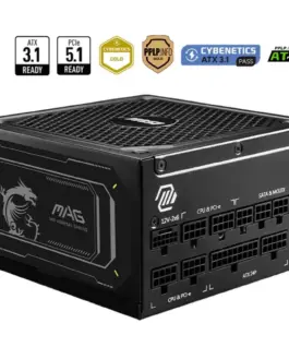 Alternative view of MSI MAG A1000GL PCIE5 II 1 000 80PLUS GOLD F.MODUL