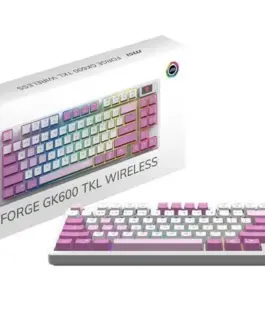 MSI Gaming клавиатура Forge GK600 TKL W виолетов US