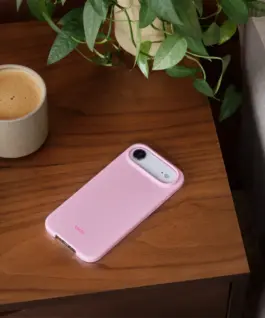 Alternative view of Apple Beats iPhone Air Case with MagSafe and Camera Control - Pebble розов