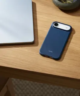 Alternative view of Apple Beats iPhone Air Case with MagSafe and Camera Control - Bedrock Blue