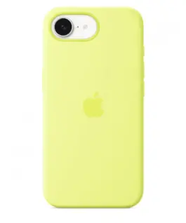 Apple iPhone 16e Silicone Case - Neon жълт