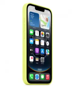 Apple iPhone 16e Silicone Case – Neon жълт
