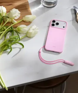 Alternative view of Apple Beats iPhone 17 Pro Max Kickstand Case with MagSafe and Camera Control - Pebble розов