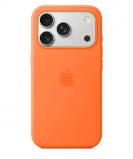 Alternative view of Apple iPhone 17 Pro Silicone Case with MagSafe - оранжев