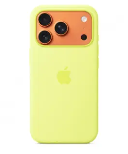Alternative view of Apple iPhone 17 Pro Silicone Case with MagSafe - Neon жълт