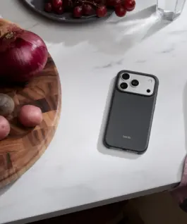 Alternative view of Apple Beats iPhone 17 Pro Case with MagSafe and Camera Control - Granite Gray