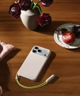 Alternative view of Apple Beats iPhone 17 Pro Max Kickstand Case with MagSafe and Camera Control - Lime Stone