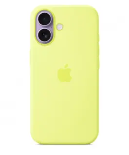 Alternative view of Apple iPhone 17 Silicone Case with MagSafe - Neon жълт
