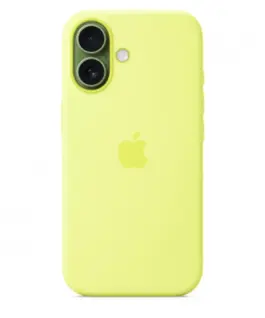 Apple iPhone 17 Silicone Case with MagSafe – Neon жълт