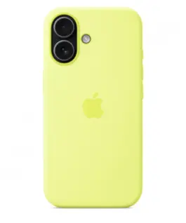 Apple iPhone 17 Silicone Case with MagSafe – Neon жълт
