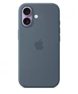 Alternative view of Apple iPhone 17 Silicone Case with MagSafe - Anchor Blue