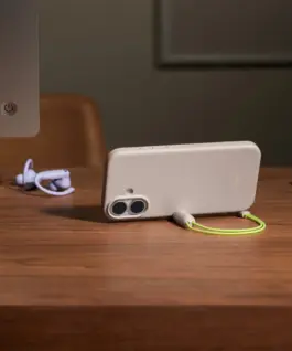 Alternative view of Apple Beats iPhone 17 Kickstand Case with MagSafe and Camera Control - Lime Stone
