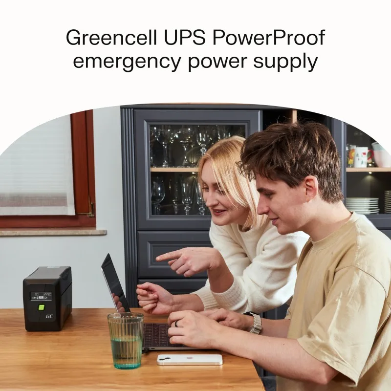 Green Cell UPS захранващ блок 1200W/2000VA mod sine - Image 5