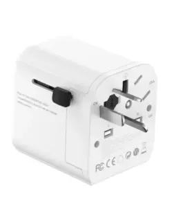 Gembird Grounded universal travel адаптер 20W