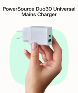 Green Cell USB мрежово зарядно 30W 1x USB-C бял
