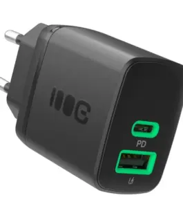 Green Cell USB мрежово зарядно 30W 1xC 1xA черен