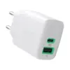 Green Cell USB мрежово зарядно 30W 1xC 1xA бял