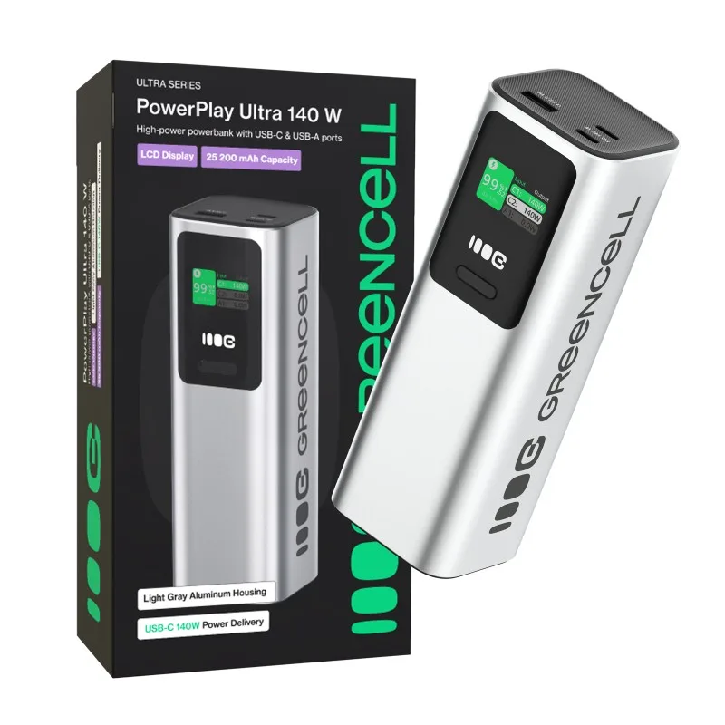 Green Cell външна батерия 25200mAh 140W PD