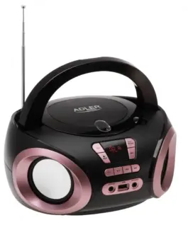 Alternative view of Adler Radio Boombox CD MP3 AD1181 черен copper
