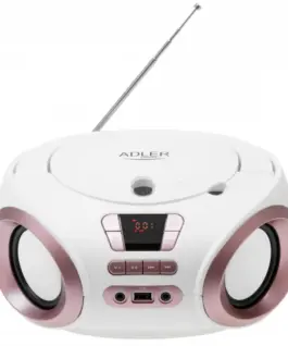 Adler Radio Boombox CD MP3 AD1181 бял copper