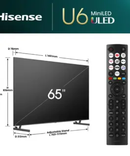 Alternative view of Hisense TV ULED MiniLED 65 inches 65U6NQ