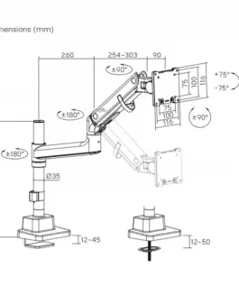 Digitus Monitor mount DA-90475