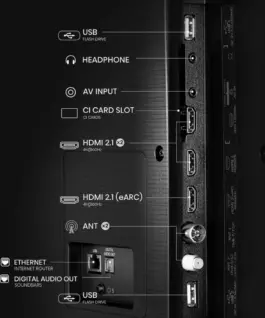 Hisense TV LED 65 inches 65A6Q