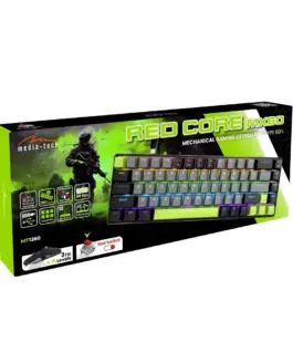 Alternative view of Media-Tech Mechanical клавиатура червен Core MX60 MT1260