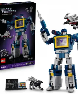 Alternative view of LEGO Icons 10358 Transformers: Soundwave