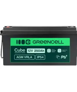 Alternative view of Green Cell Battery AGM VRLA 12V 250Ah IP54