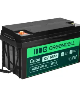 Green Cell Battery AGM VRLA 12V 65Ah IP54