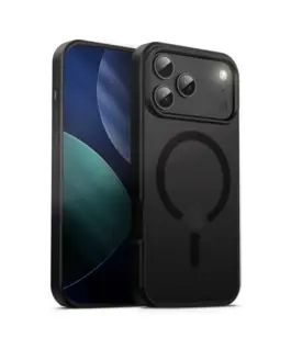 CRONG Case MagSafe iPhone 17 Pro Max черен hybrid